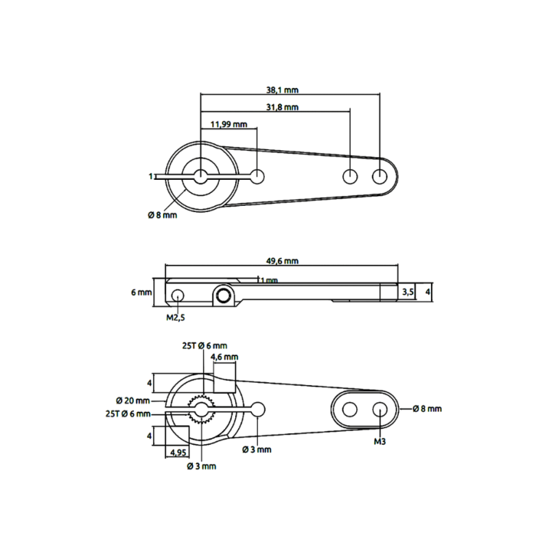 CHASERVO Arm 0625.38