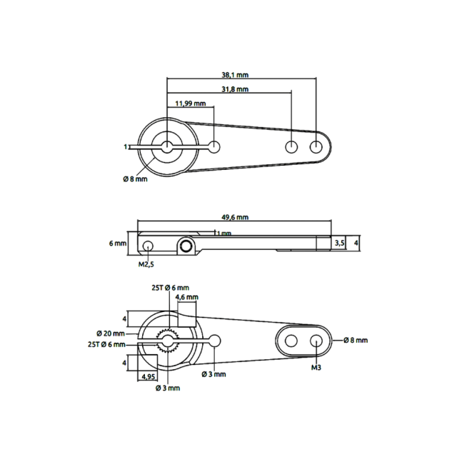 CHASERVO Arm 0625.38