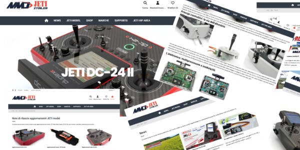 Il nuovo sito di MMD-JetiItalia